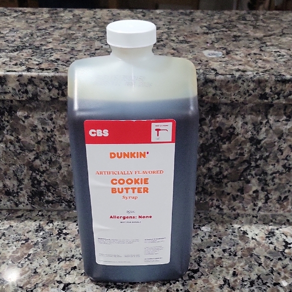 Dunkin Other - Cookie Butter Syrup - White Cap